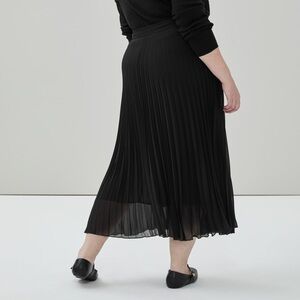 Joe Fresh | Black Pleated Midi Skirt 1x 🖤